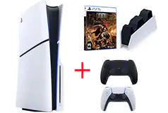 PlayStation 5 Slim Disc Edition Doom Bundle - Click for more details