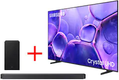 Samsung 65” UHD 4K Smart TV (2025) &amp; Samsung Q-Series HW-Q600F 3.1.2ch Soundbar - Click for more details