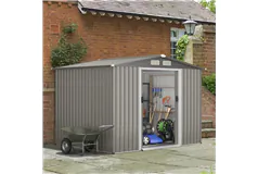 Durasteel Outdoor Utility Shed - Gray - Click for more details