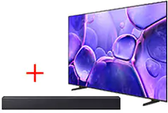Samsung 65” UHD 4K Smart TV (2025) &amp; Samsung B-Series HW-B400F 2.0 ch Soundbar - Click for more details