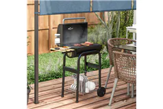 Charcoal BBQ with Storage - Black - Click for more details