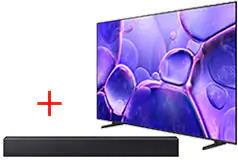Samsung 70” Crystal UHD 4K Smart TV + Samsung B-series HW-B400F 2.0 ch Soundbar - Click for more details
