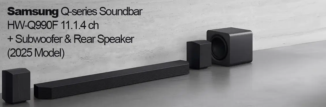 Samsung Q-series Soundbar HW-Q990F 11.1.4ch Subwoofer &amp; Rear Speaker