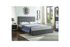 King Upholstered Platform Bed with Storage IF 5445 - 78 - Click for more details