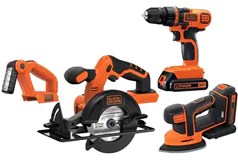 BLACK+DECKER 20V MAX Cordless 4-Tool Power Combo Kit - Click for more details
