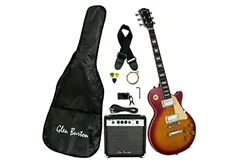 Glen Burton USA Classic Les Paul Style Electric Guitar Package, Includ
