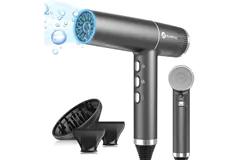 Slopehill Smart Brushless Hair Dryer with LED Display Gray - Click for more details