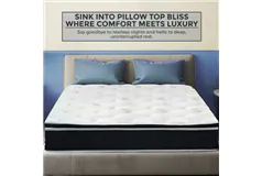 Pillow Top Memory Foam Twin / Single Mattress with a Free Bedsheet - Click for more details