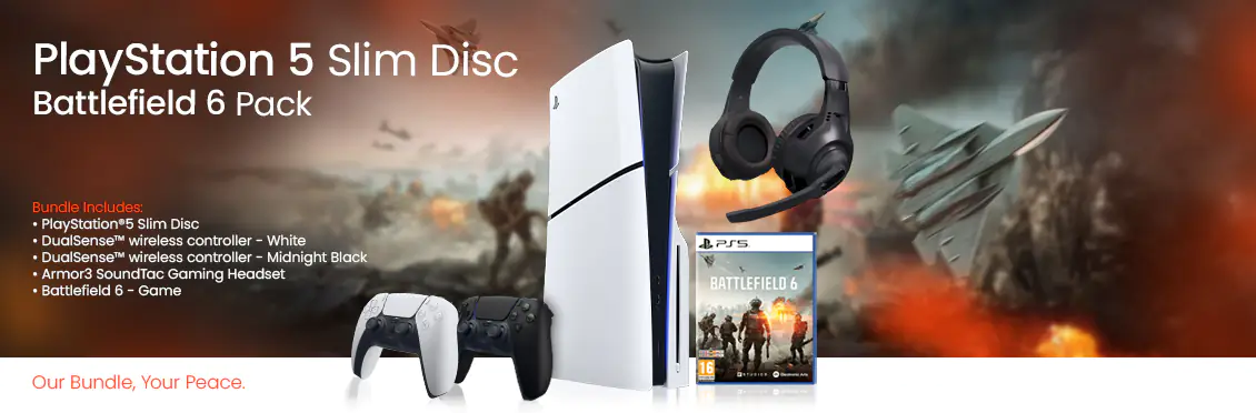 PlayStation 5 Slim Disc Edition Battlefield 6 Bundle  - Click for more details