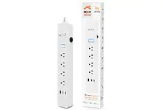 Nexxt Smart Wi-Fi&#174; surge protector - Click for more details