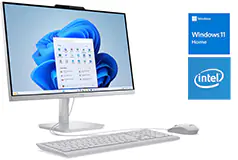 Lenovo 23.8” N100 AIO Desktop - Cloud Grey (8GB/512GB/Win 11H) - Click for more details