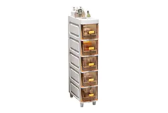 5-Tier Bathroom Storage Cabinet, Drawers For Narrow Space, Kitchen - Click for more details