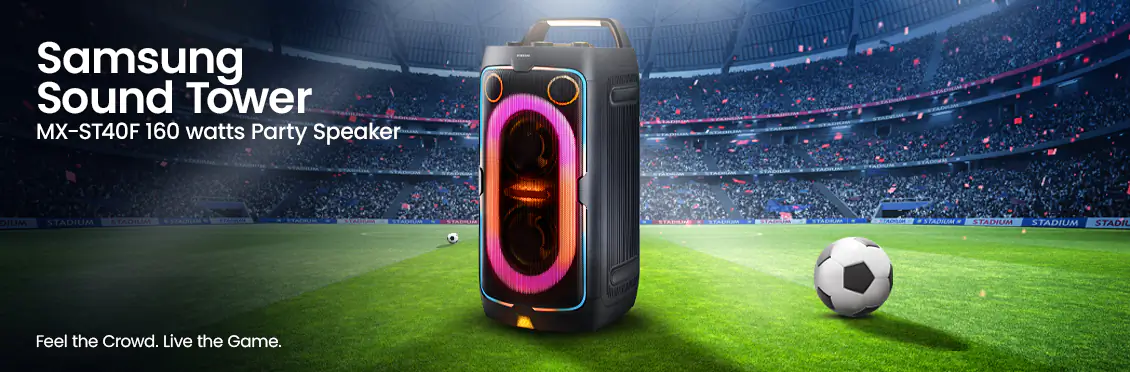 Samsung Sound Tower MX-ST40F 160 watts Party Speaker  - Click for more details