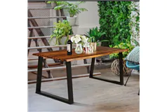 Rectangular Acacia Wood Dining Table - Click for more details