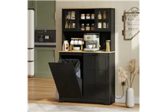 MultiTask Kitchen Pantry - Black - Click for more details