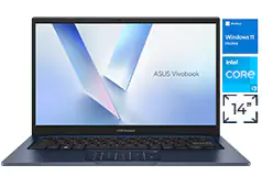 Asus VivoBook 14 14” i3-1315U Laptop - Quiet Blue (8GB/128GB/Win 11H) - Click for more details