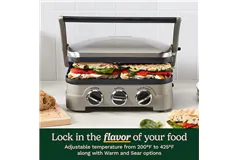 5-in-1 Electric Griddle Grill Panini Press Combo - Click for more details