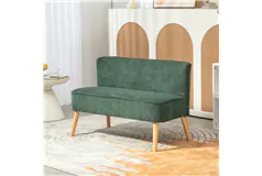 Minimalist Modern 2 Seater Sofa - Green - Click for more details