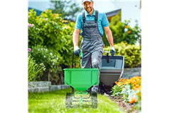 40L Walk-Behind Broadcast Spreader with 8.5 Wheels Plus - Click for more details