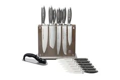 Schmidt Brothers Ashwood Knife Block - 15-Pieces - Click for more details