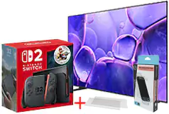 Samsung 65” UHD 4K Smart TV & Nintendo Switch 2 Mario Kart World Bundle  - Click for more details