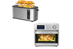 Kalorik MAXX Air Fryer Oven + Aniflank 4-Slice Toaster Combo - Click for more details