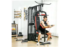 Multi-Home Gym Equipment with Sit-up Bench & Push-up Stand - Click for more details