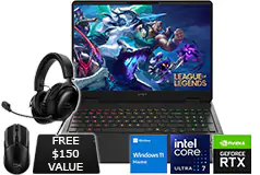 HP Omen 16” Core Ultra 7 Gaming Laptop with Headset / Mouse / Pad Bundle  - Click for more details