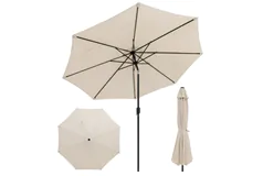 Sun Shade Patio Umbrella - Beige - Click for more details