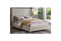 Premium Platform Bed Frame - Queen/White - Click for more details