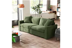 Modern Upholstered Couch - Green - Click for more details