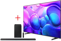 Samsung 75” QLED Q6F 4K Smart TV + Samsung Ultra Slim Soundbar HW-S700D 3.1 ch Sub Woofer  - Click for more details