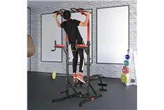 Pull-Up Bar Station with Sit-Up Bench for Home Gym - Click for more details