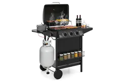 39,000 BTU Outdoor BBQ Propane Gas Grill on Wheels - Click for more details