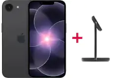 Apple iPhone 17e 6.1” 256GB Black + 2-in-1 Foldable Charging Stand Qi2 MAG  - Click for more details