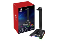 Digifast Orpheus White Gaming Headset and Atlas RGB Headset Stand - Click for more details