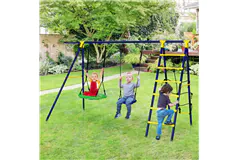 5-In-1 Outdoor Activity Swing Set - Click for more details