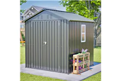 6x6 Outdoor Storage Shed with Window & Lockable Door - Click for more details