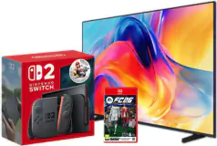 Samsung 65” Mini LED 4K Smart TV (2026) & Nintendo Switch 2 Mario Kart World with FC 26  - Click for more details