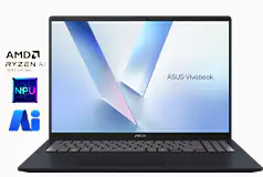 ASUS Vivobook Laptop, 15.6” Ryzen 7 16GB RAM 512GB SSD Win 11  - Click for more details