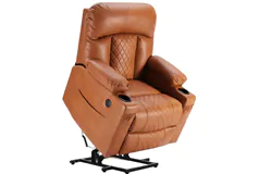 Power Lift Recliner Chair, Dual Motor, Heat & Massage, USB Ports - Click for more details