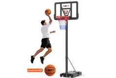 IMFIT Basketball Hoop Adjustable Height - 4.8 to 10 ft  - Click for more details