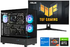 TN Gaming PC (RTX 5060/Ryzen 5/1TB/16GB/WIN 11Pro) + Asus TUF 27” Gaming Monitor  - Click for more details