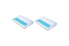 ObusForme Contour Thermagel Memory Foam Pillow 2 Pack - Click for more details