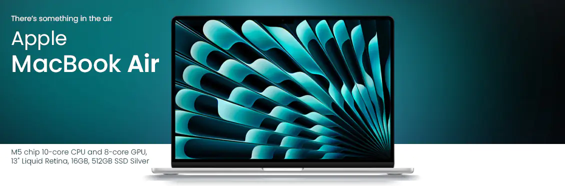 Apple MacBook Air 13.6” M5 Laptop - Silver (16GB/512GB/macOS)  - Click for more details