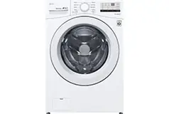 LG 4.5 Cu. Ft. High Efficiency Front-Load Washer with 6Motion Technology - White  - Click for more details