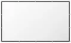 Insignia™ 100” Home Theater Portable Folding Projector Screen  - Click for more details