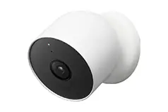 Google - Nest Cam Indoor/Outdoor Wire Free Security Camera - Snow  - Click for more details