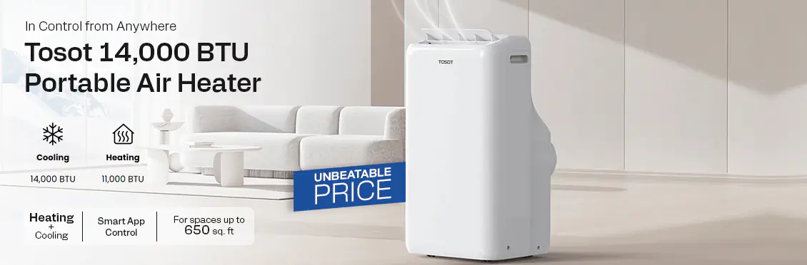 Tosot 14,000 BTU Heat Pump Portable Air Conditioner  - Click for more details