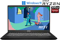 MSI Modern 15.6” R5 7530U Gaming Laptop ((R5 7530U/8GB/512GB/Win 11H))  - Click for more details